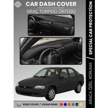 E-BİZ Ford Escort (1995-2000) Torpido Örtüsü Ön Panel Koruma Tam Uyum Çatlamayı Önler Kolay Montaj