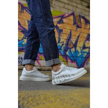 Nil Avm CH254 - Cbt Pittura Erkek Ayakkabı 434 Beyaz / Gümüs Cool