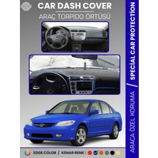 E-BİZ Honda Cıvıc Vtec2 (2003-2005) Torpido Örtüsü Torpido Koruma Tam Uyum Çatlamayı Önler Kolay Montaj