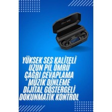 Buğz Rgb Işıklı Çift Mikrofonlu Siyah Profesyonel Oyuncu Kulaklığı Kablosuz Kulakiçi
