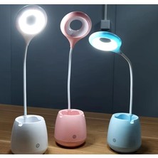 Buğz Halka LED USB Şarjlı Masa Lambası
