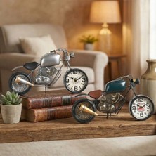 Buğz Klasik Motor Tasarımlı Masaüstü Saat