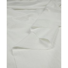 Kumaş Parça Beyaz Renkte Jarse Kumaş 140X150CM