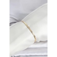 Buğz cm 14K Gold Renk Zincirli Model Kadın Bileklik
