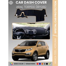 E-BİZ Kia Sportage (2010-2016) Torpido Örtüsü Ön Panel Halı Torpido Koruma Tam Uyum Araca Özel Kaymaz