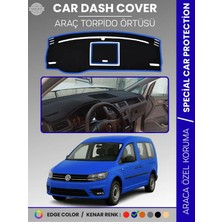 E-BİZ Volkswagen Caddy (2015-2021) Torpido Örtüsü Ön Göğüs Koruma Torpido Koruma Tam Uyum Çatlamayı Önler