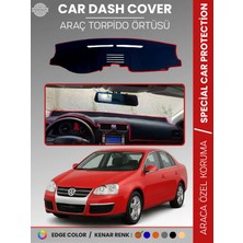 E-BİZ Volkswagen Jetta (2007-2011) Torpido Örtüsü Ön Göğüs Koruma Torpido Koruma Tam Uyum Çatlamayı Önler