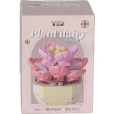 Buğz P1249 Panlos Simülasyon Çiçek Serisi 253 Parça Block Oyuncak