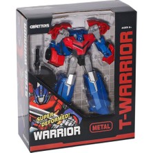Buğz LJ1652 Metal Gövdeli Dönüşebilen Robot -Gepettoys