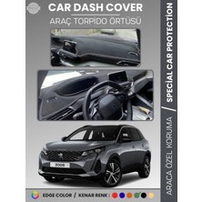 E-BİZ Peugeot 3008 Ekranlı (2021+) Torpido Örtüsü Panel Koruma Torpido Koruma Tam Uyum Kaymaz Özel Kesim