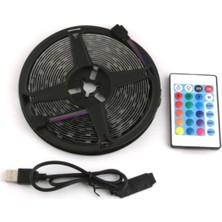 Buğz Rgb Şerit 30 LED Kumandalı USB Bağlantılı