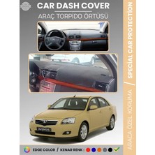 E-BİZ Toyota Avensis T250 (2003-2008) Kapaklı Torpido Örtüsü Ön Göğüs Halı Torpido Koruma Tam Uyum