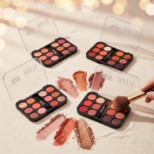 Buğz 12 Renk Far Paleti - 3'lü Set