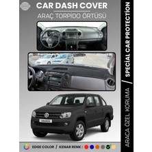 E-BİZ Volkswagen Amarok (2009-2016) Torpido Örtüsü Panel Halısı Torpido Koruma Tam Uyum Uv Koruma Kaymaz