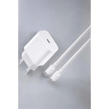 Buğz Ios Uyumlu Type-C Girişli Hızlı Şarj 15/15 Pro Max Adaptör ve Kablosu