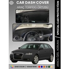 E-BİZ Audı A3 (2004-2008) Torpido Örtüsü Ön Göğüs Koruma Torpido Koruma Araca Özel Kaymaz Kolay Montaj