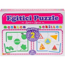 Buğz 7194 Çark Puzzle Renkler Şekiller