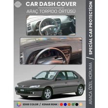 E-BİZ Peugeot 306 (1997-2002) Torpido Örtüsü Ön Göğüs Koruma Torpido Koruma Birebir Uyum Kaymaz Özel Kesim