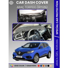 E-BİZ Renault Kadjar (2015-2022) Torpido Örtüsü Ön Göğüs Koruma Torpido Koruma Araca Özel Tam Uyum Kaymaz
