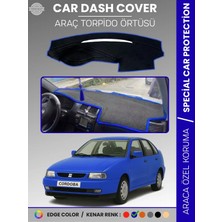 E-BİZ Seat Cordoba (1998-2001) Torpido Örtüsü Ön Göğüs Koruma Torpido Koruma Birebir Uyum Kaymaz