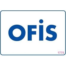 Nil Avm Ofis Uyarı Levhası 17,5X25 KOD:1775