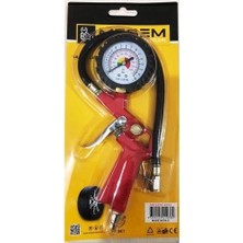 Buğz Meşem Saatli Lastik Şişirme Tabancası Profesyonel Hava Saati Ölçme