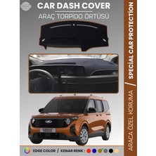 E-BİZ Ford Courier (2023+) Torpido Örtüsü Ön Panel Torpido Koruma Tam Uyum Çatlamayı Önler Kolay Montaj