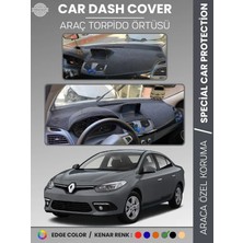 E-BİZ Renault Fluence Navigasyonlu Büyük Ekranlı (2013-2016) Torpido Örtüsü Panel Torpido Koruma Tam Uyum