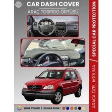 E-BİZ Mercedes ML320 / ML430 / ML270 W163 (1997-2005) Torpido Örtüsü Panel Koruma Torpido Koruma Tam Uyum