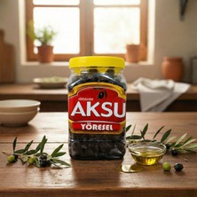 Aksu Yöresel Sele Siyah Zeytin (Çekirdekli)