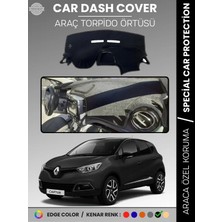 E-BİZ Renault Captur 1 (2013-2019) Torpido Örtüsü Ön Göğüs Koruma Torpido Koruma Araca Özel Tam Uyum