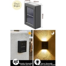 Buğz Solar Aplik Çift Taraflı Lamba