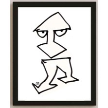 Karikatural Nezih Danyal Tipler Kişiye Özel Sertifikalı Sınırlı Fine Art Karikatür Baskı NTP00085