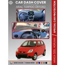 E-BİZ Chevrolet Spark (2009-2015) Torpido Örtüsü Ön Göğüs Koruma Torpido Koruma Tam Uyum Çatlamayı Önler