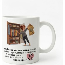 Base Art Anneler Günü Hediyesi Özel Üretim Seramik Baskılı Kupa 300 ml