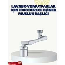 Buğz Çok Yönlü Dönebilen Musluk Başlığı 2 Fonksiyonlu Su Akışı