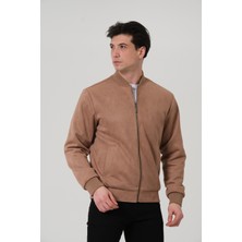 Pique Nıckel Erkek Mont Erkek Süet Bomber Mont