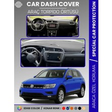 E-BİZ Volkswagen Tıguan (2016-2023) Torpido Örtüsü Ön Göğüs Koruma Torpido Koruma Tam Uyum Araca Özel