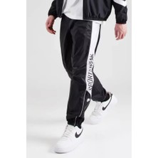 Nike Club Mens Woven Joggers Dokuma Erkek Eşofman Altı Regular Boy Siyah Beyaz