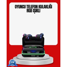 Buğz Rgb Oyuncu Bluetooth Kulaklık Düşük Gecikmeli Kablosuz 5.1