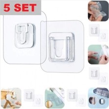 Buğz Geçmeli Klips Eşya Sabitleme Askısı 6lı Set