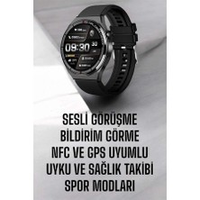Buğz Akıllı Saat Nabız Sensörlü Bildirim Görebilen Spor Modları Gps Takibi