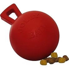SHC4200 Jolly Tug-N-Toss Ağır Hizmet Oyuncak Topu Saplı, 10 Inç/küçük, Kırmızı