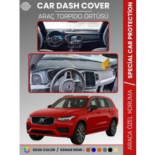 E-BİZ Volvo XC90 Torpido Örtüsü (2015-2024) Torpido Örtüsü Panel Halısı Torpido Koruma Tam Uyum Uv Koruma