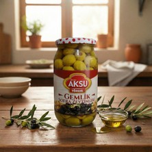 Aksu Yöresel Kırma Yeşil Zeytin (Çekirdekli)