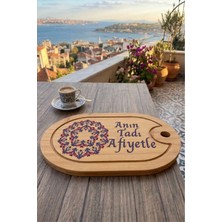 Pinkipay Kahve Keyfi Temalı Afilli Kahve Sunum Tablası (Figür 11)