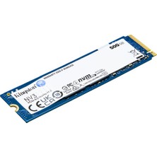 Kingston 500GB Nv3 M.2 2280 Pcıe 4.0 Nvme SSD