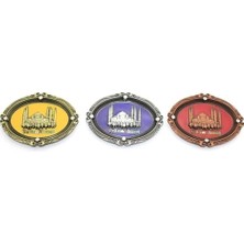 Buğz Istanbul Temalı Metal Magnet Sultanahmet Kabartmalı