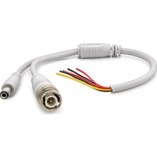 Senka Power Jak Kablo Dc + Bnc 30CM Beyaz HDX5531