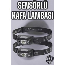 Buğz Kafa Lambası Kamp Lambası LED Işık Şarjlı Ayarlanabilir